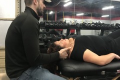 Dr. Bren working the magic